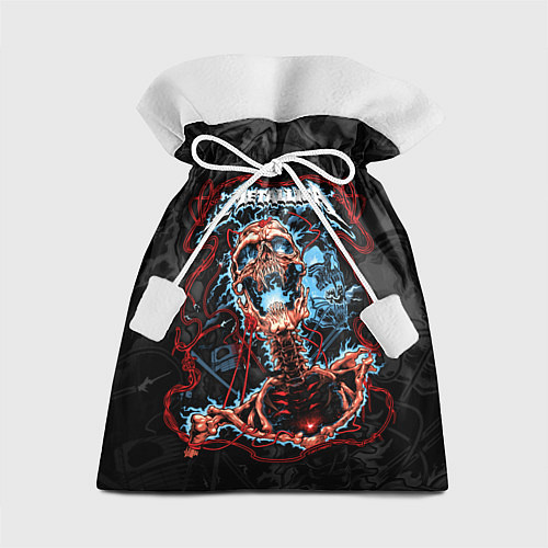 Подарочный мешок Metallica - electric skeleton / 3D-принт – фото 1