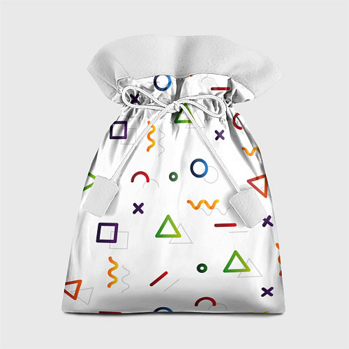 Подарочный мешок Геометрический хаос / 3D-принт – фото 1