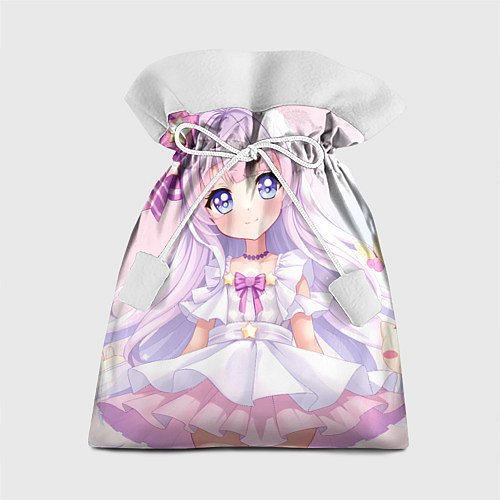 Подарочный мешок Аниме в светлых оттенках / 3D-принт – фото 1