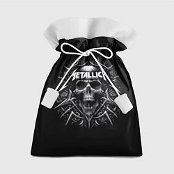 Мешок для подарков Metallica - a skull with roses and thorns, цвет: 3D-принт