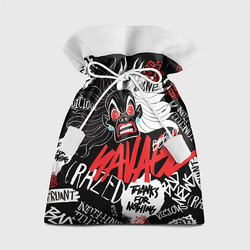 Подарочный мешок Круэлла - big pictures / 3D-принт – фото 1