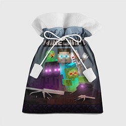 Мешок для подарков End and peace - Minecraft, цвет: 3D-принт