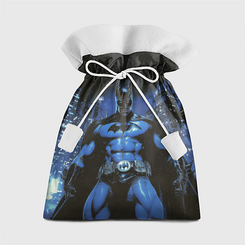 Подарочный мешок Бэтмен синий город / 3D-принт – фото 1