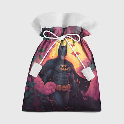 Подарочный мешок Бэтмен и дерево с цветами / 3D-принт – фото 1