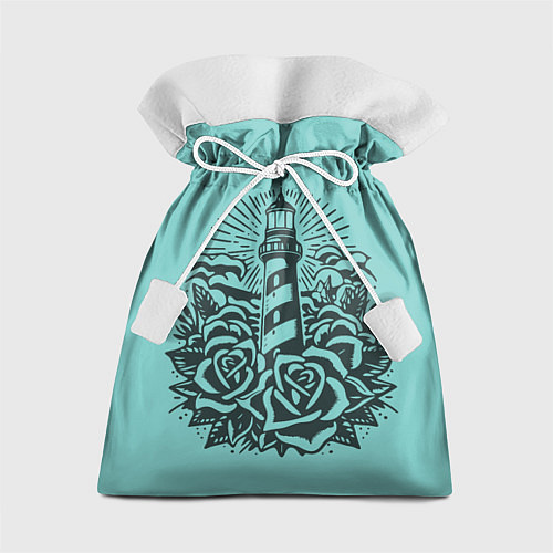 Подарочный мешок Маяк и розы / 3D-принт – фото 1