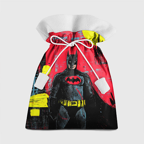 Подарочный мешок Бэтмен красками / 3D-принт – фото 1