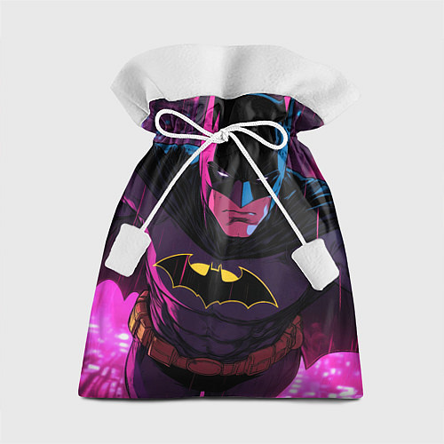 Подарочный мешок Бэтмен в фиолетовом свете / 3D-принт – фото 1