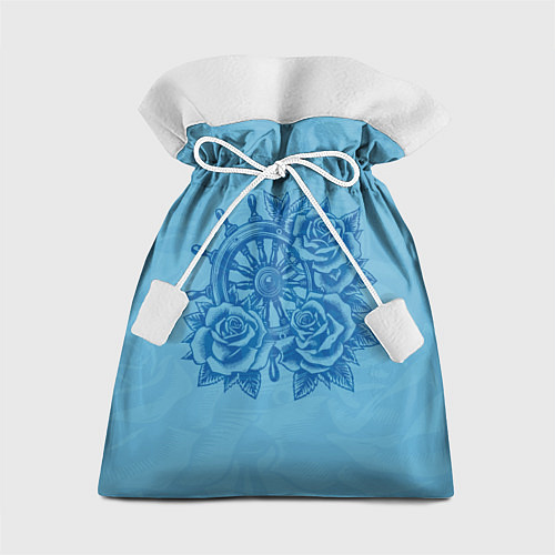 Подарочный мешок Штурвал и три розы / 3D-принт – фото 1