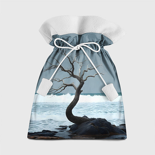 Подарочный мешок Дерево и море / 3D-принт – фото 1