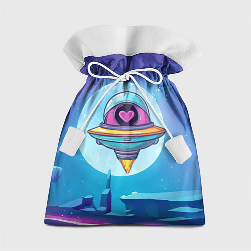 Подарочный мешок Нло с сердечком внутри / 3D-принт – фото 1