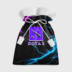 Мешок для подарков Dota неоновый шторм, цвет: 3D-принт