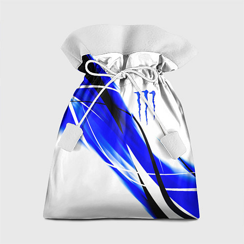 Подарочный мешок Monster energy линии абстракции / 3D-принт – фото 1