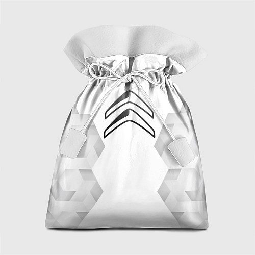 Подарочный мешок Citroen white poly / 3D-принт – фото 1