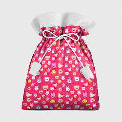 Мешок для подарков Skzoo pattern pink, цвет: 3D-принт