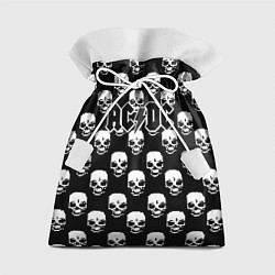 Мешок для подарков AC DC rock skull, цвет: 3D-принт