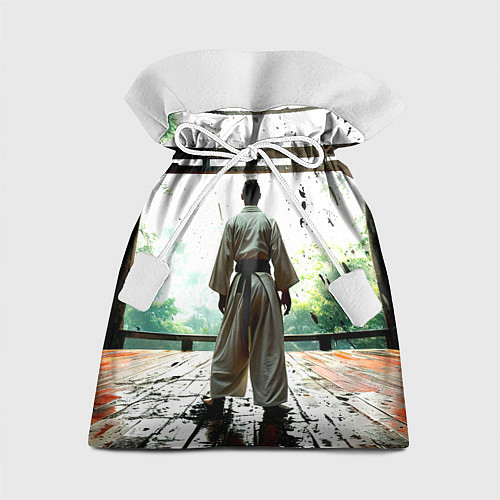 Подарочный мешок Боец айкидо в Японии / 3D-принт – фото 1