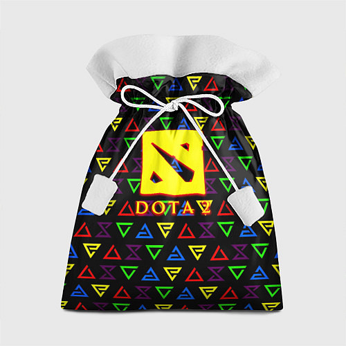 Подарочный мешок Dota pattern witcher / 3D-принт – фото 1