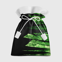 Мешок для подарков Color green black, цвет: 3D-принт