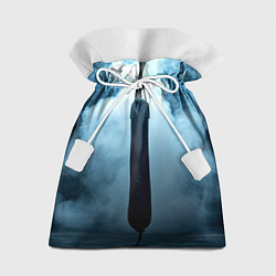 Мешок для подарков Боксерская груша в дыму, цвет: 3D-принт