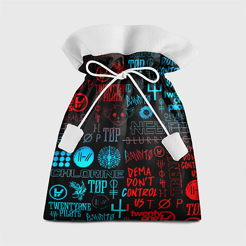 Подарочный мешок Twenty one pilots rock pattern / 3D-принт – фото 1