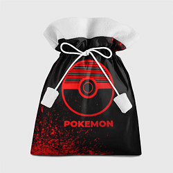 Мешок для подарков Pokemon - red gradient, цвет: 3D-принт