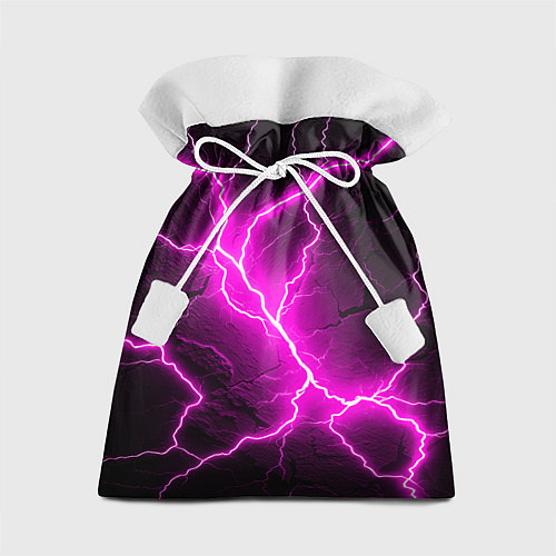 Подарочный мешок The color is pink and black / 3D-принт – фото 1