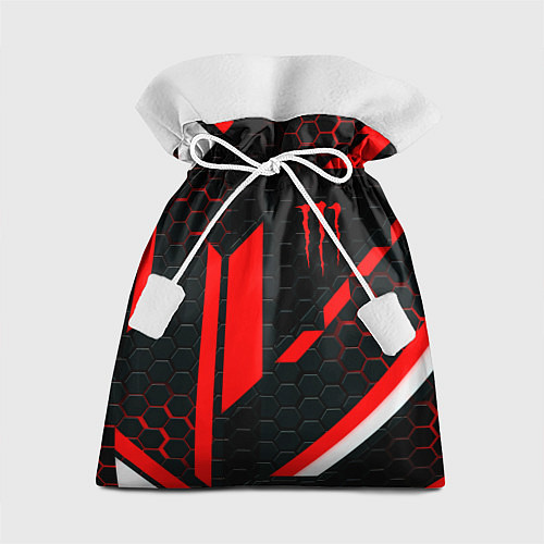 Подарочный мешок Monster energy sport geometry / 3D-принт – фото 1