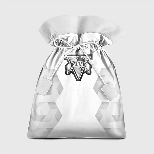 Подарочный мешок GTA white poly / 3D-принт – фото 1
