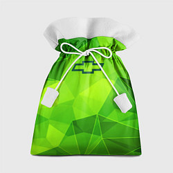 Мешок для подарков Chevrolet green poly, цвет: 3D-принт