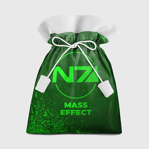 Подарочный мешок Mass Effect - green gradient / 3D-принт – фото 1