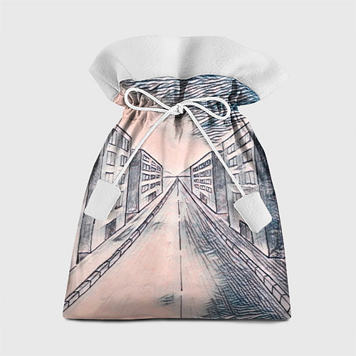 Подарочный мешок Сумрачный город / 3D-принт – фото 1