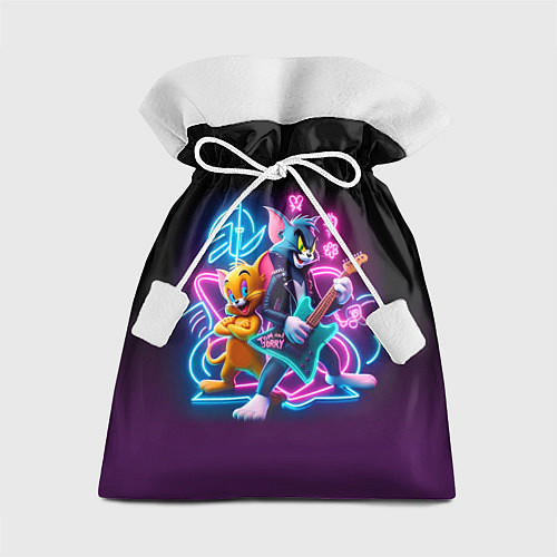 Подарочный мешок Гитарист Том и вокалист Джерри - неоновое свечение / 3D-принт – фото 1