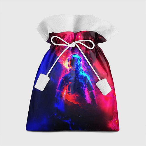 Подарочный мешок Космонавт в пламени / 3D-принт – фото 1