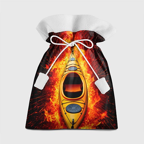 Подарочный мешок Каяк в огне / 3D-принт – фото 1