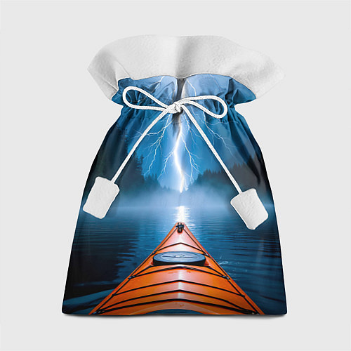 Подарочный мешок На каяке в грозу / 3D-принт – фото 1