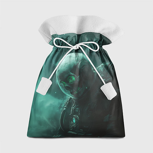 Подарочный мешок Космонавт скелет с зеленым светом / 3D-принт – фото 1