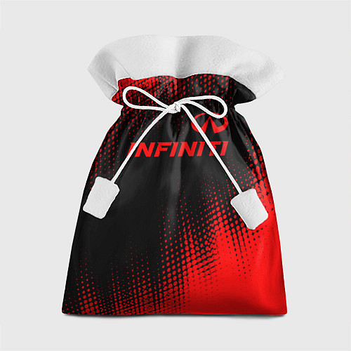 Подарочный мешок Infiniti - red gradient посередине / 3D-принт – фото 1