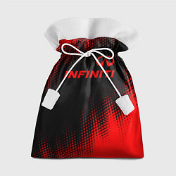 Мешок для подарков Infiniti - red gradient посередине, цвет: 3D-принт