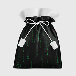 Мешок для подарков Color black green, цвет: 3D-принт