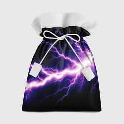 Мешок для подарков Lightning purple, цвет: 3D-принт