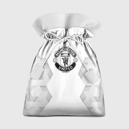 Подарочный мешок Manchester United white poly / 3D-принт – фото 1