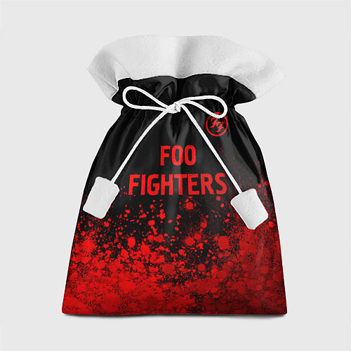 Подарочный мешок Foo Fighters - red gradient посередине / 3D-принт – фото 1