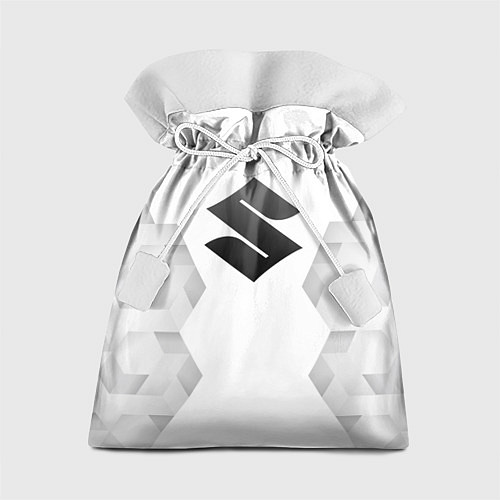 Подарочный мешок Suzuki white poly / 3D-принт – фото 1