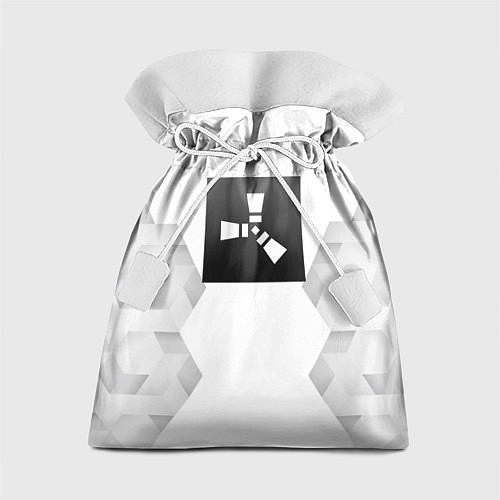 Подарочный мешок Rust white poly / 3D-принт – фото 1