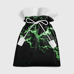 Мешок для подарков Lightning green glow, цвет: 3D-принт