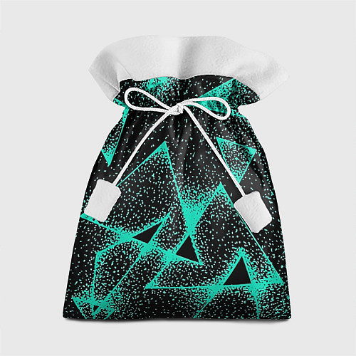 Подарочный мешок The triangle is light blue / 3D-принт – фото 1