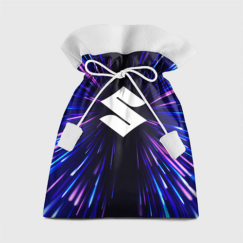 Подарочный мешок Suzuki neon energy / 3D-принт – фото 1