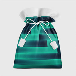 Мешок для подарков Color light blue square, цвет: 3D-принт