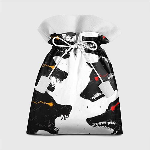 Подарочный мешок Волки со светящимися глазами / 3D-принт – фото 1