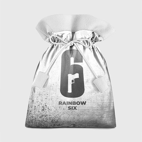 Подарочный мешок Rainbow Six - white gradient / 3D-принт – фото 1